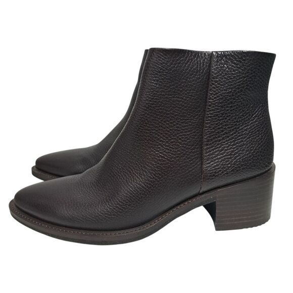 Ecco Women's Shape 35 Sartorelle Western Goth Blacked Heel Mid Ankle Boots S 7.5 - Picture 5 of 17